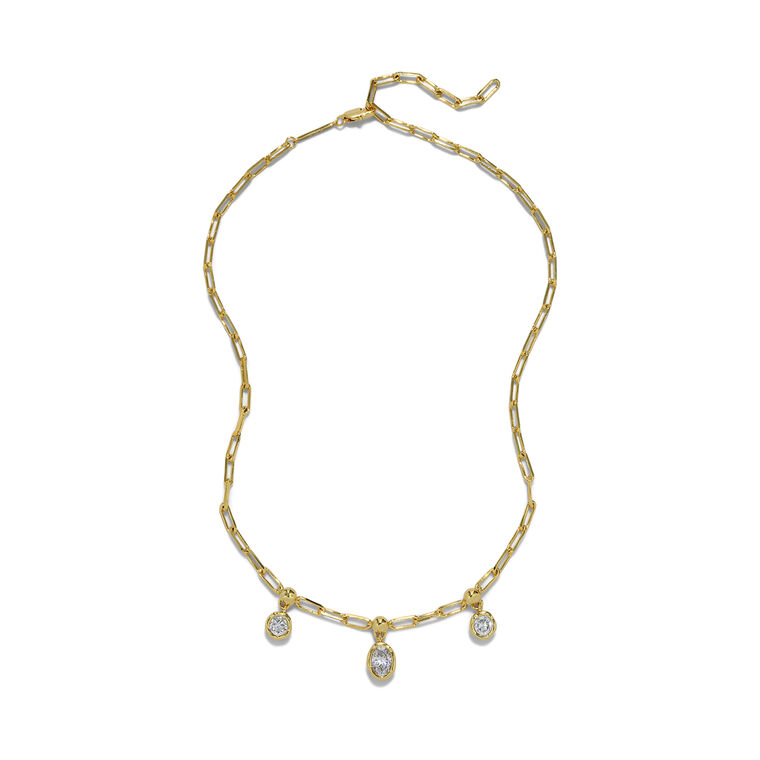Asterales Triple Drop Necklace image number null