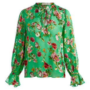 Moranne Tie Neck Blouse