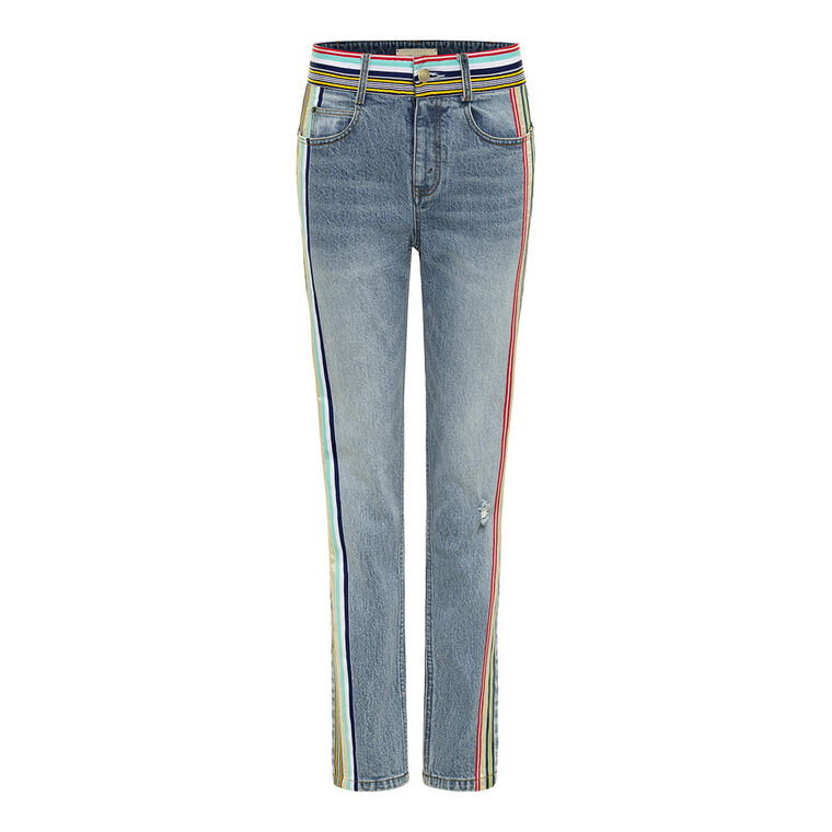 Reece Side Stripe Skinny Jeans image number null