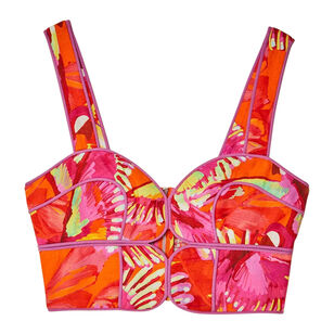 Flying Birds Sleeveless Crop Top