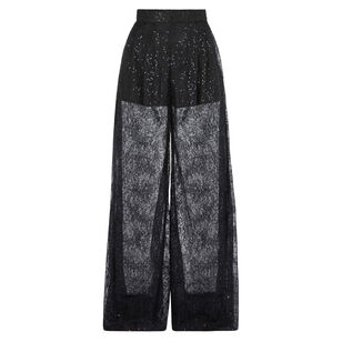 Harem Pant With Lace Sequins