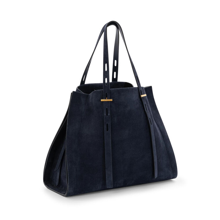 Suede Handbag image number null