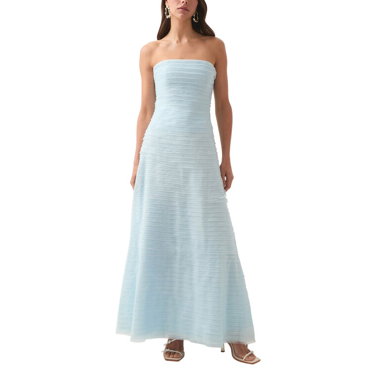 Soundscape Strapless Maxi Dress image number null
