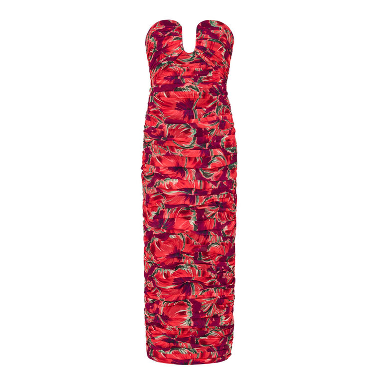 Windmill Floral Chiffon Dress image number null