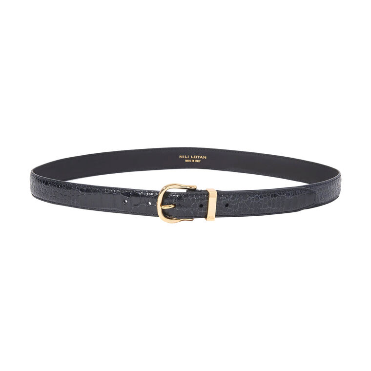 Louise Croc Embossed Belt image number null
