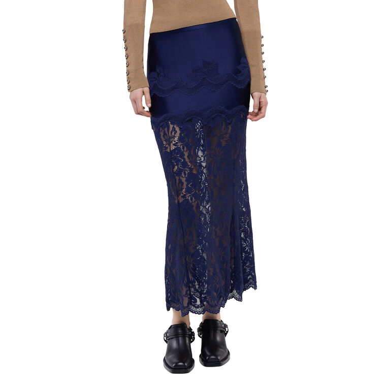 Lace Midi Skirt image number null
