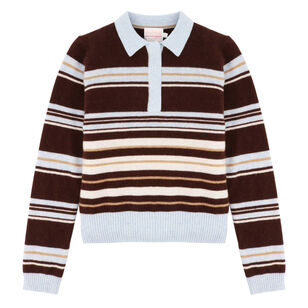 Slim Fit Stripe Polo