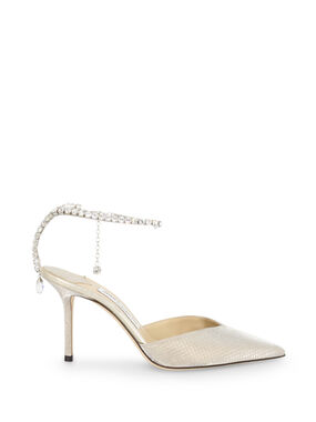Saeda 85mm Pumps with Crystal Embellishment