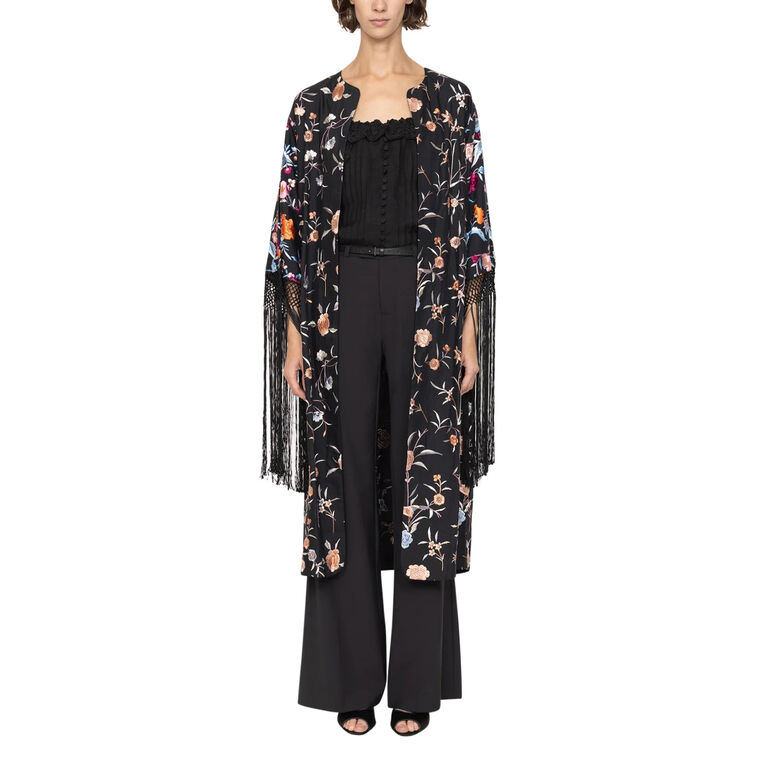 Priscilla Embroidery Robe image number null