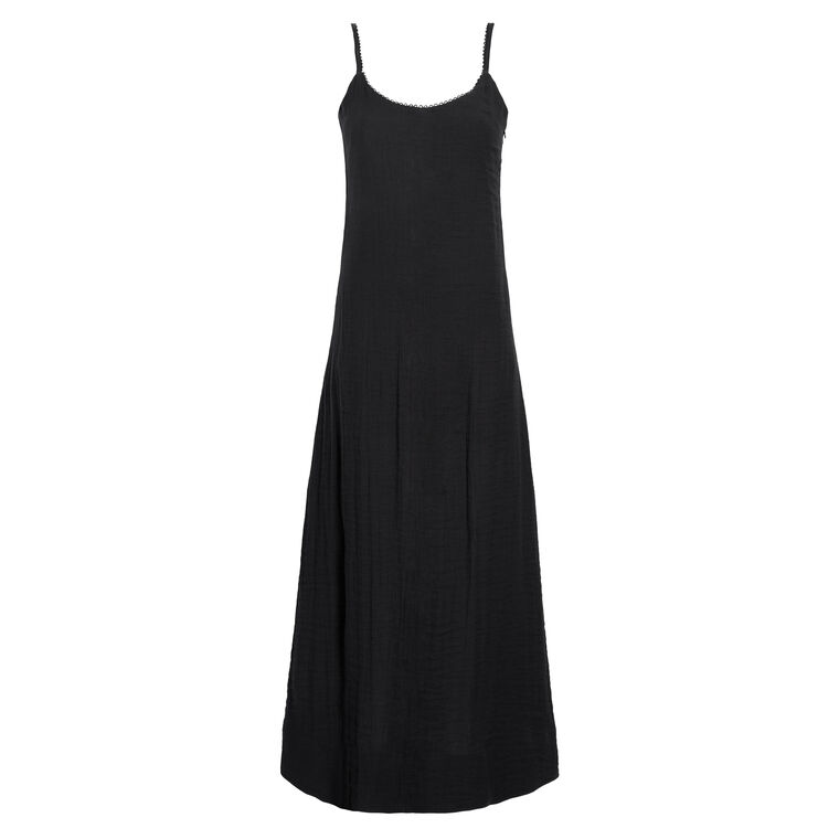 Evelyn Sleeveless Midi Dress In Crinkle Viscose image number null