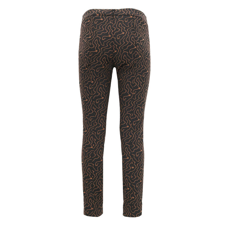 Aria Cropped Jacquard Pant image number null
