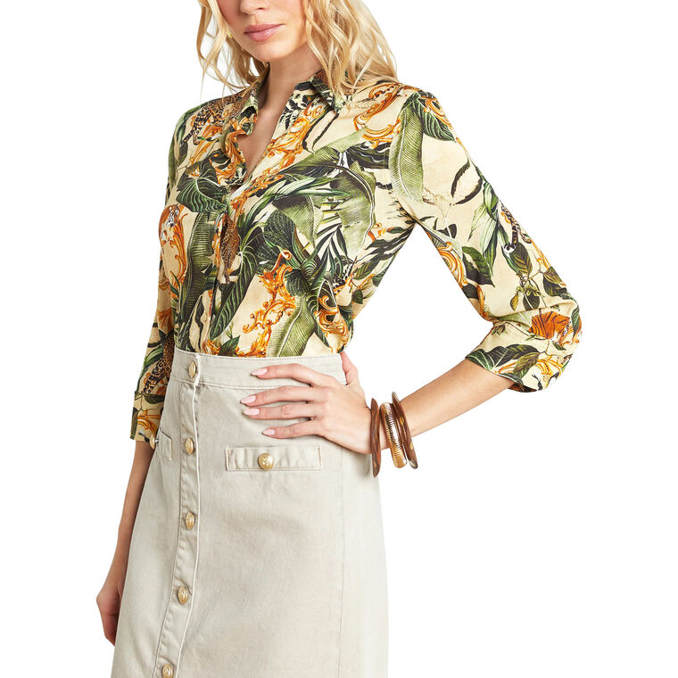 Camille 3/4 Sleeve Blouse image number null