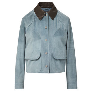 Walters Cropped Suede Barn Jacket
