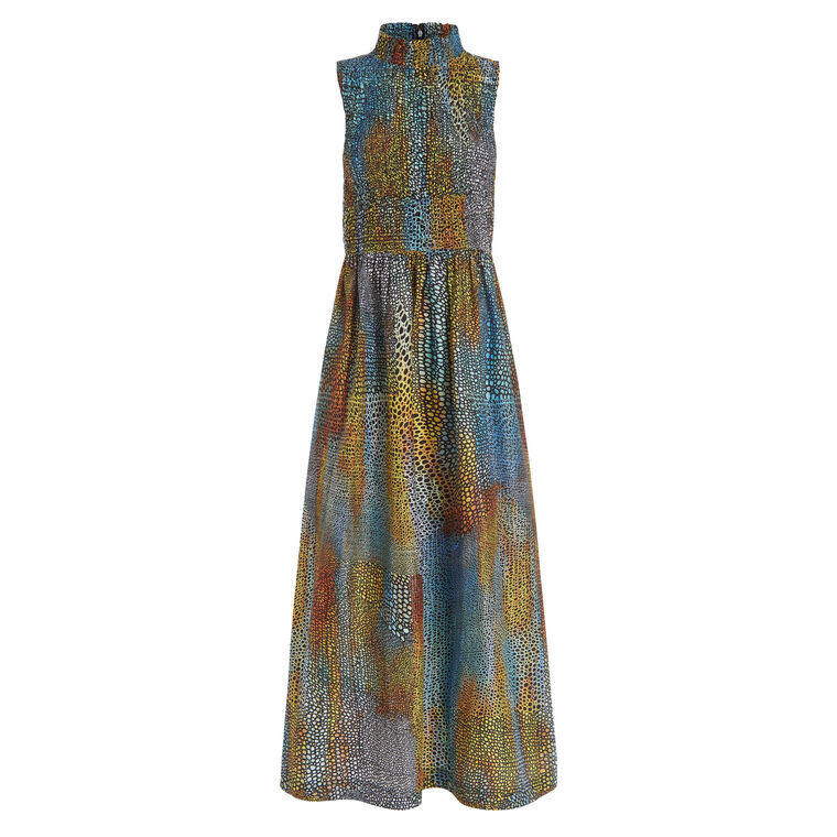 Donna Mock Neck Midi Dress image number null