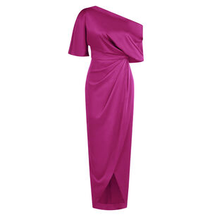 Rayna One Shoulder Draped Gown