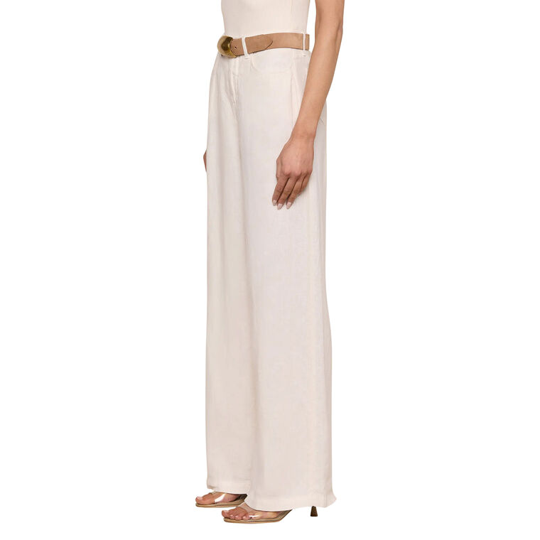 Amara Linen Wide-Leg Pant image number null