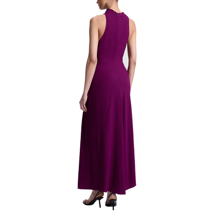 Inez Sleeveless Ruched Cowl Neck Midi Dress image number null