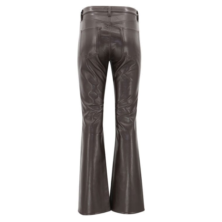 Lilah Recycled Leather Bootcut Pant image number null