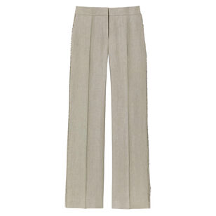 Sullivan Linen Pant With Crochet Detail