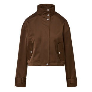 Bateman Cropped Funnel Neck Jacket