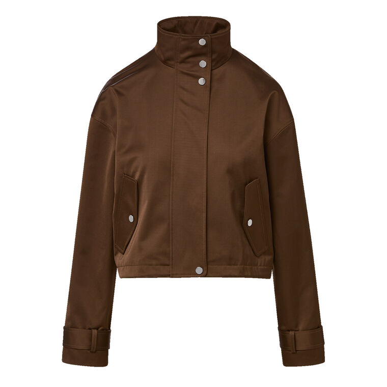 Bateman Cropped Funnel Neck Jacket image number null