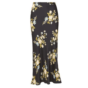 Clover Floral Midi Skirt