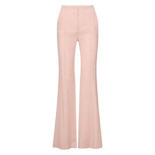 Komi Stretch-Linen Wide-Leg Pant