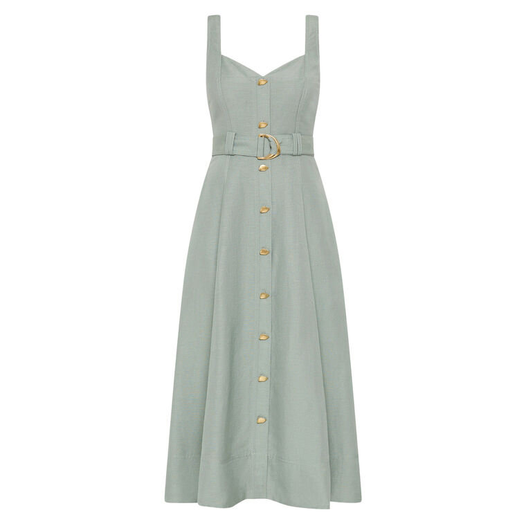 Clay Belted Midi Dress image number null