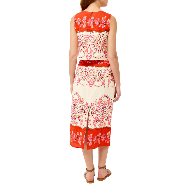 Sutton Midi Sheath Skirt image number null