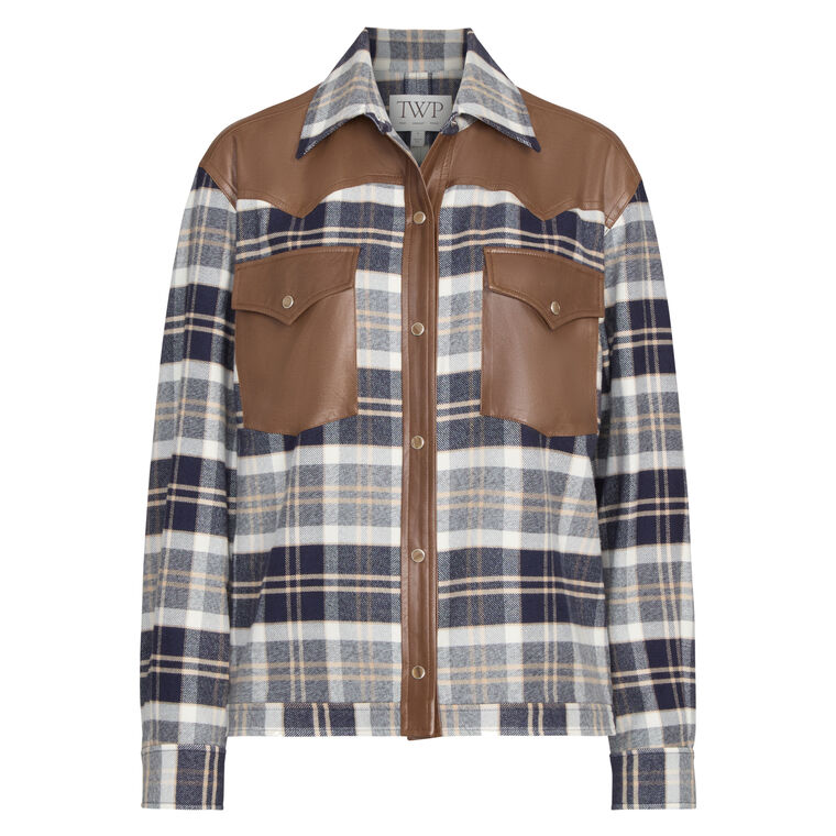 Waylon Long Sleeve Plaid Flannel Shirt image number null