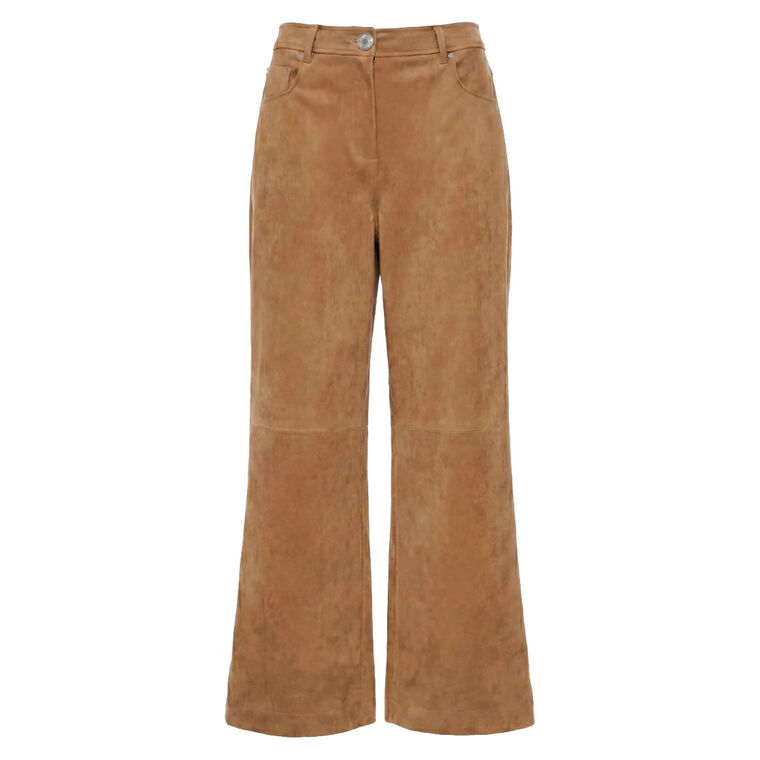 Blaire Weekend Pant In Vegan Suede image number null