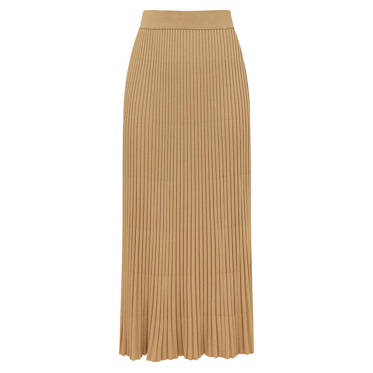 Luna Metallic Midi Skirt image number null