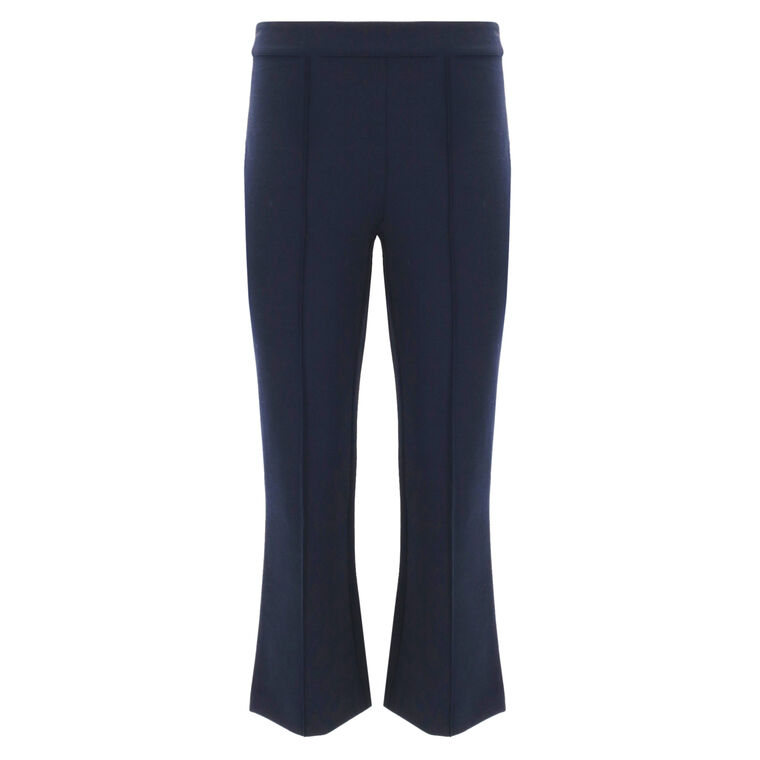 Niki Mid-Rise Pintuck Crop Flare Pant image number null