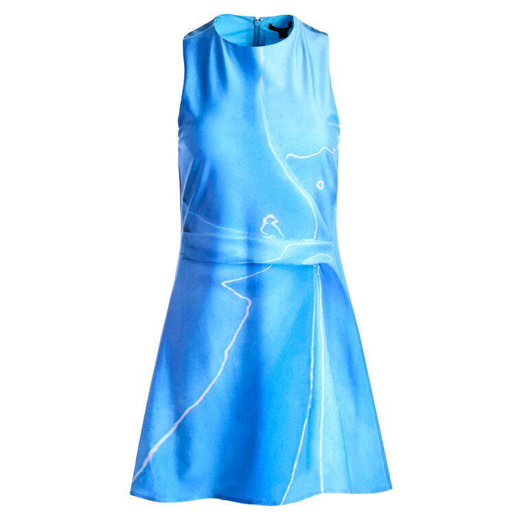 Kate Illusion Print Liquid Mini Dress image number null