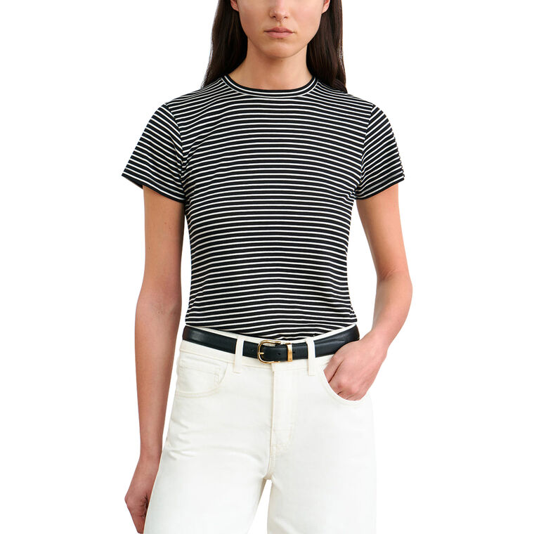 Lana Cotton Jersey Crewneck Tee image number null