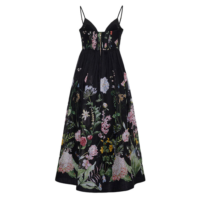 Pero Sleeveless V-Neck Midi Dress image number null