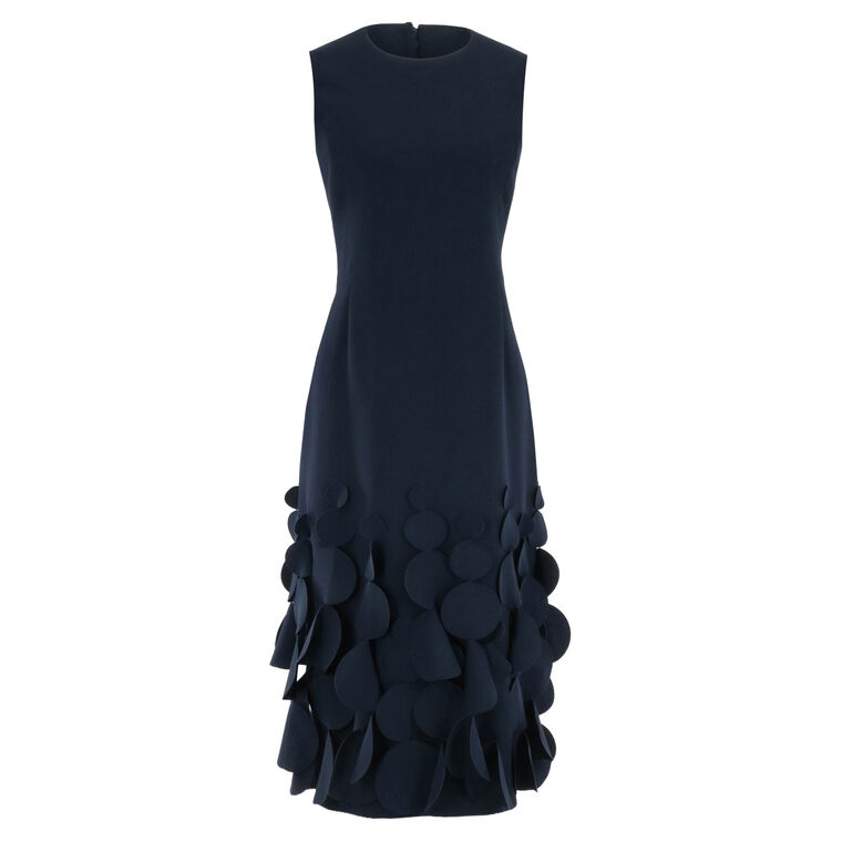 Sleeveless Jewel Neck Jackie Dress With Swinging Disc Hem image number null