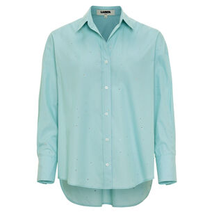 Frankie Long Sleeve Crystal Stripe Shirt