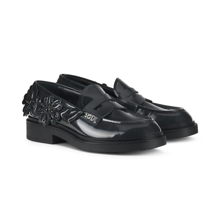 Loren Moc Flower Penny Loafer image number null