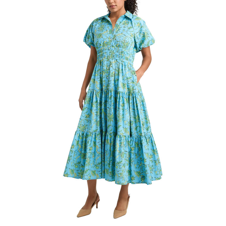 Ivy Paisley Maggio Midi Dress image number null