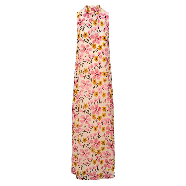 Albee Sleeveless Burnout Maxi Dress image number null