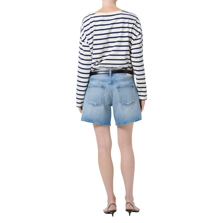 Billie Low Rise Relaxed Denim Short image number null