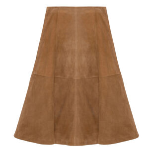 Bonnie Suede Midi Skirt