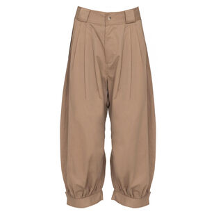 Lois Cropped Twill Balloon Pants
