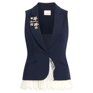 Roxie Lace Detail Vest