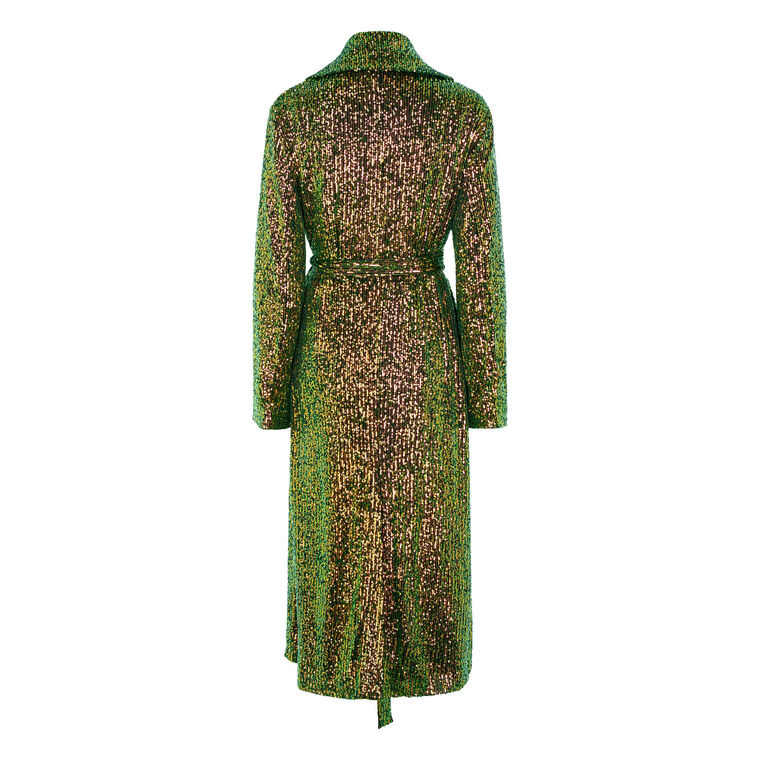 Paulos Sequin Long Sleeve Coat image number null