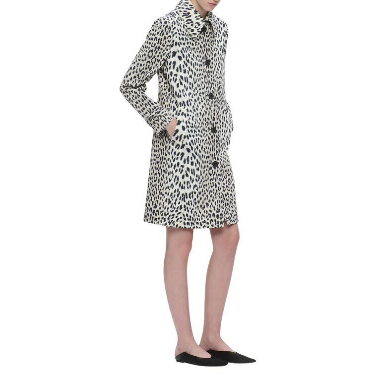 Leopard Print Car Coat image number null