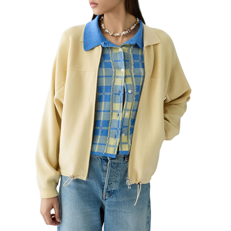 Cotton-Silk Windbreaker Jacket image number null