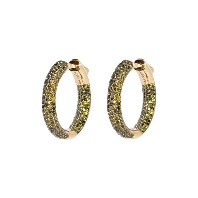 Mini Tire Hoop Earrings image number null