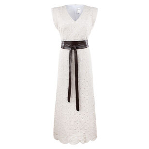 Belted Beverly Crochet Dress